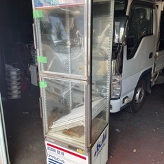 【ジャンク】レトロ　アサヒ　冷蔵ショーケースの画像