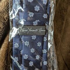 山本寛斎　ネクタイ　新品未開封　紺　の画像