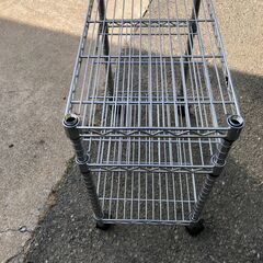 JM20412K) UNI SELFスチールラック＜幅：約62cm 高さ：約65cm 奥行：約38cm＞中古品【取りに来られる方限定】　 の画像