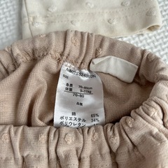 70~80サイズ 5分丈ズボンの画像