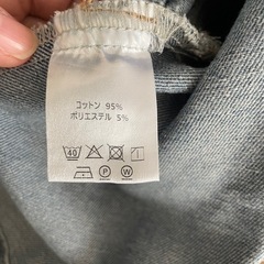 デニムジャケット　フリーサイズの画像
