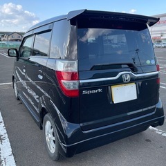 車検付　走行72000km   ゼストスパーク　ナビ、TVワンセグ　社外アルミ　スタッドレスタイヤ　キーレス　早い者勝ち　激安　格安の画像