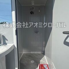 新品✨緊急訳アリセール！！屋外OK！2部屋トイレ×シャワーユニット🚽🚿水洗タイプ◎ 換気扇＆照明付き！の画像