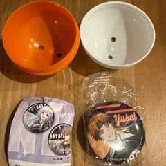 にじさんじ　缶バッジ　北見遊征　くら寿司　びっくらポンの画像