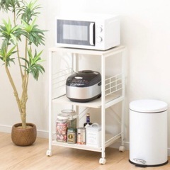 ニトリ レンジ台(KC001 4985 WH）の画像