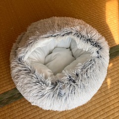 ペット用　クッション　グレーの画像