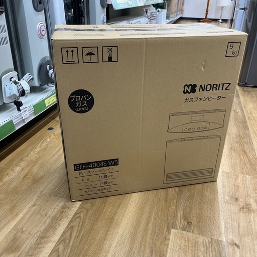 NORITZ ノーリツ ガスファンヒーター GFH-4004S 2017年製 未使用品 出力4.0kw LPG仕様　 季節家電 ガスフ