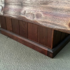 新品未使用　カリモク 家具　囲炉裏座卓　銅板いろり　座卓の画像