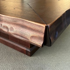 新品未使用　カリモク 家具　囲炉裏座卓　銅板いろり　座卓の画像