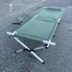 J7P2397 WILD-1 ワイルドワン ベッド アルミ アウトドア 簡易ベッド 仮眠 キャンプ コンパクト 折りたたみ レジャーの画像