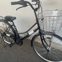 11J7 　ホームサイクル２６サイズ　６段変速オートライト　自転車専門店の中古車です★　【消費税込み・防犯登録６００円込み】の画像