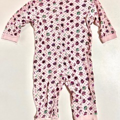 SKIP LAND スイーツ カップケーキ柄ロンパース 70サイズの画像