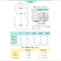 定価1691円　スワドル　Mサイズの画像