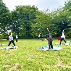 11/14 舎人公園 秋のアウトドアヨガ