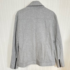 美品　BEAMS HEART ビームスハート ダブルライダース風デザイン　グレー　ジャケットの画像