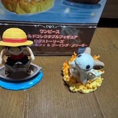 ワンピース WCF ログストーリーズ ルフィ&ゴーイングメリー号　フィギュアの画像
