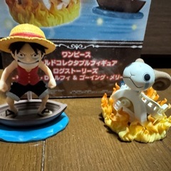 ワンピース WCF ログストーリーズ ルフィ&ゴーイングメリー号　フィギュアの画像