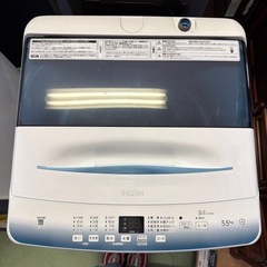 東●#409 動作品 2024年製 ハイアール 洗濯機 Haier 5.5kg 全自動洗濯機 たてがた縦型  の画像