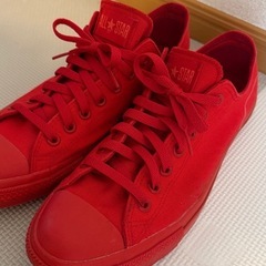 CONVERSE ALL☆STAR 赤 スニーカーの画像