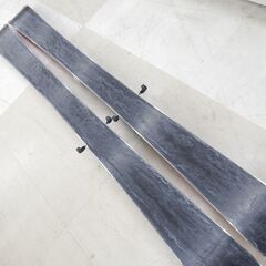 札幌市 清田区 カザマ ジュニアスキー 117㎝ ポールセット Rocker ピンク系 の画像