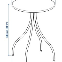 サイドテーブルの画像