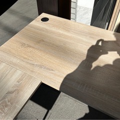 LOWYA ニューミショーン L字デスク 美品　ワークデスク　木製机の画像