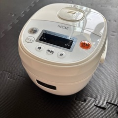 NEOVE マイコン炊飯ジャー（3合炊き）②ホワイト RRS-AM30WT NEOVE 炊飯器　一人暮らし　3合 [RRSAM30WT]の画像