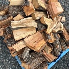 1年乾燥薪 ナラ クヌギ　サイズ　形様々の画像