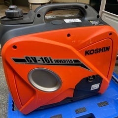 【中古・動作良好】KOSHIN インバーター発電機 GV-16i（1.6kVA）ガソリン式 静音型 アウトドア・防災・キャンプに最適の画像