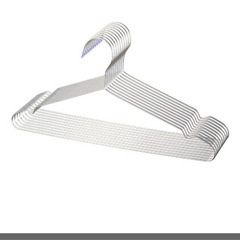 錆びないステンレスハンガー②30本　40㎝　クローゼット　外干し　新品未使用の画像