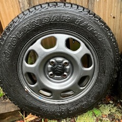 175/80R15 スタッドレスタイヤホイールの画像