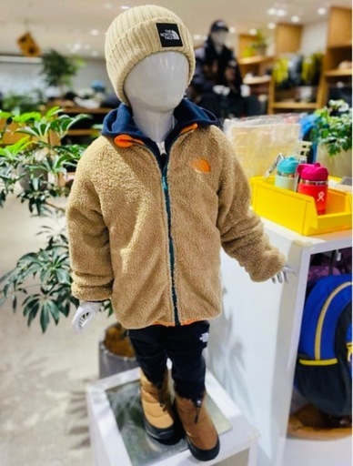 NORCE FACEリバーシブルジャケット裏起毛