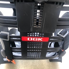 札幌 引き取り限定　OGK 自転車用チャイルドシート　後ろ子乗せの画像