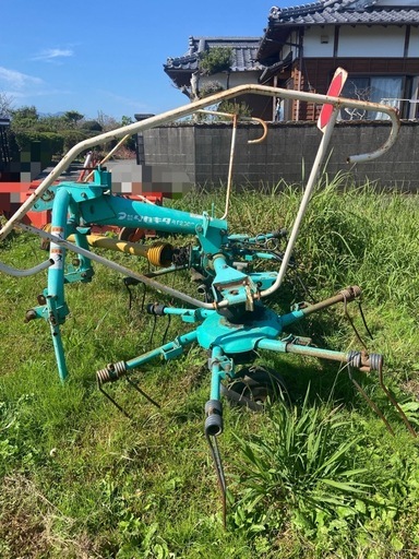 タカキタ RT2600 ジョイント付き 拡散 反転 集草 トラクター作業機 ジャイロテッダ テッダレーキ 中古 引き取り限定