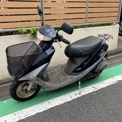 原付　ディオ　２スト　白ナンバー登録の画像