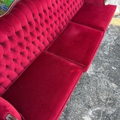 ロココ調ソファ　3P　の画像