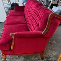 ロココ調ソファ　3P　の画像