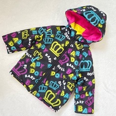 美品　BABY DOLL ベビー ドール リバーシブル アウター 90 子供服の画像