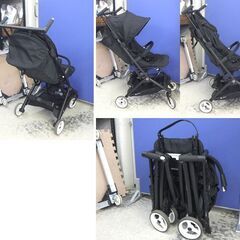 サイベックス ベビーカー リベル 95448 体重22Kgまで 6ヶ月頃～4才頃 cybex LIBELLE ブラック 軽量 コンパクト 折りたたみ 札幌市 屯田店の画像