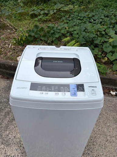 日立　全自動洗濯機　NW-50C 2019年製