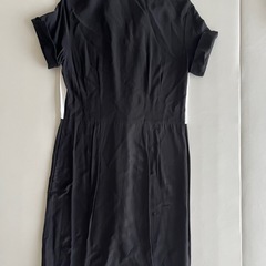 白黒襟付きミニワンピース　FRED PERRY フレッドペリーの画像