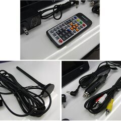 山善 14V型 ポータブル TV KORS-PTV14(B) 2024年製 テレビ サブモニター Qriom キュリオム ヤマゼン 札幌 手稲の画像