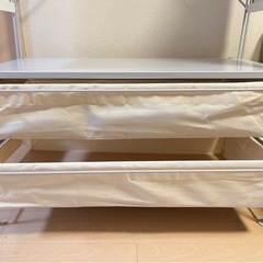 【美品】無印良品 MUJIスチールユニットシェルフ ハンガーラック  の画像