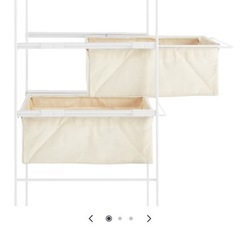 【美品】無印良品 MUJIスチールユニットシェルフ ハンガーラック  の画像