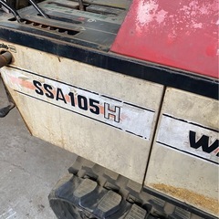 WADO SSA105H 除雪機　ディーゼル　実働　キャタ状態良し
の画像