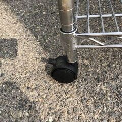 JM20412K) UNI SELFスチールラック＜幅：約62cm 高さ：約65cm 奥行：約38cm＞中古品【取りに来られる方限定】　 の画像