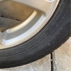 夏用タイヤホイール付き4本 の画像