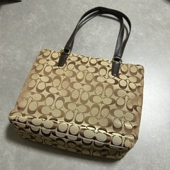 COACH コーチ トートバッグ シグネチャー A4サイズ可の画像