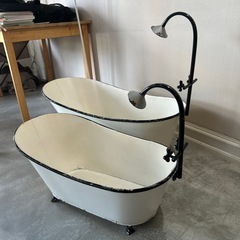 11/10締切！アンティークディスプレイ アイアンバスタブ♡の画像