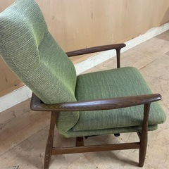 110703 1人掛けソファ椅子イスグリーンの画像